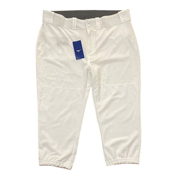 Mizuno Prospect White Softball Pants Womens Size XXL Athletic NEW 350967 - Picture 1 of 12